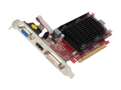 Picture of POWERCOLOR AX5450 512MK3 SHV6 Go! Green Radeon HD 5450 512MB 64-bit DDR3 PCI Express 2.1 x16 HDCP Ready Video Card