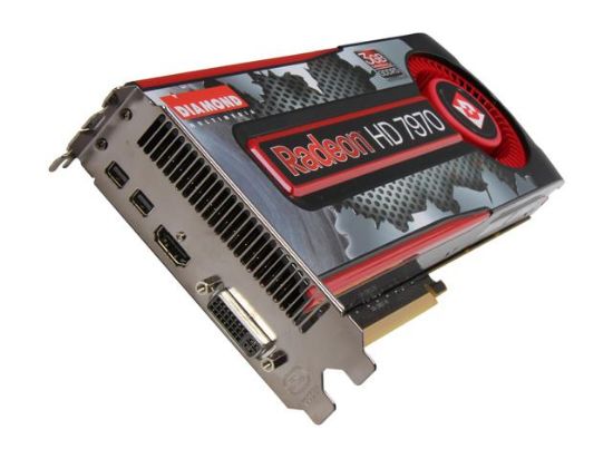 Picture of DIAMOND 7970PE53G Radeon HD 7970 3GB 384-bit GDDR5 PCI Express 3.0 x16 HDCP Ready CrossFireX Support Video Card