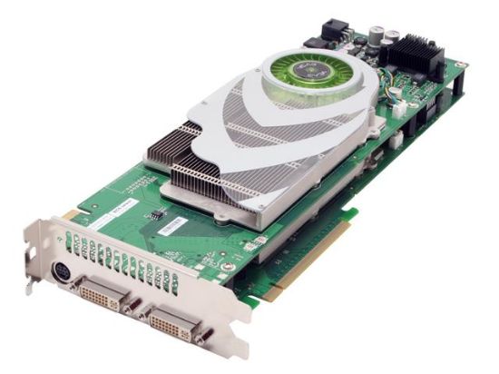 Picture of EVGA 01G P2 N590 TR GeForce 7900GTX 1GB (512MBx2) 256-bit GDDR3 PCI Express x16 SLI Support Quad SLI Video Card - OEM