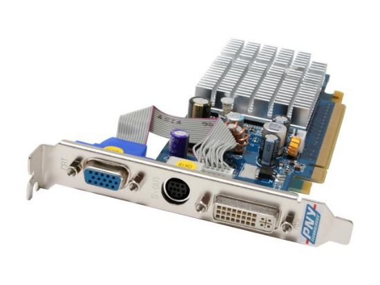 Picture of PNY VCG7300LXPB GeForce 7300LE 256MB 64-bit GDDR2 PCI Express x16 Low Profile Video Card