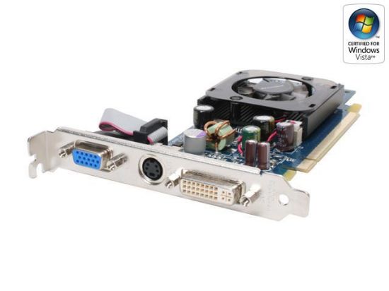 Picture of ECS N7300LE-128DY GeForce 7300LE 128MB 64-bit GDDR2 PCI Express x16 SLI Support Video Card