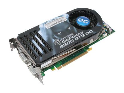 Picture of BFG BFGR88640GTSEEOCE GeForce 8800 GTS 640MB 320-bit GDDR3 PCI Express x16 HDCP Ready SLI Support Video Card