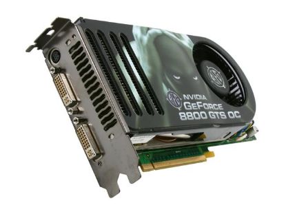 Picture of BFG BFGS88320GTSOCE GeForce 8800 GTS 320MB 320-bit GDDR3 PCI Express x16 HDCP Ready SLI Support Video Card