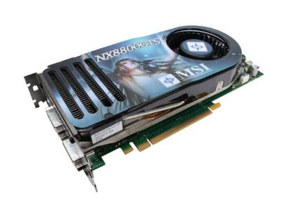 Picture of MSI NX8800GTS 640M OC GeForce 8800 GTS 640MB 320-bit GDDR3 PCI Express x16 HDCP Ready SLI Support Video Card