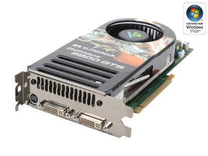 Picture of ECS N8800GTS 320MX GeForce 8800 GTS 320MB 320-bit GDDR3 PCI Express x16 HDCP Ready SLI Support Video Card