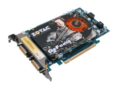 Picture of ZOTAC ZT 86SE25P FSR GeForce 8600 GTS 256MB 128-bit GDDR3 PCI Express x16 HDCP Ready SLI Support Video Card