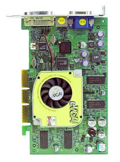 Picture of EVGA 064 A8 NV77 A2 GeForce4 Ti4200 64MB 128-bit DDR AGP 4X/8X Video Card