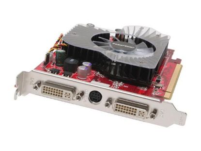 Picture of POWERCOLOR X1600PRO256MBDDR2 Radeon X1600PRO 256MB 128-bit GDDR2 PCI Express x16 Video Card