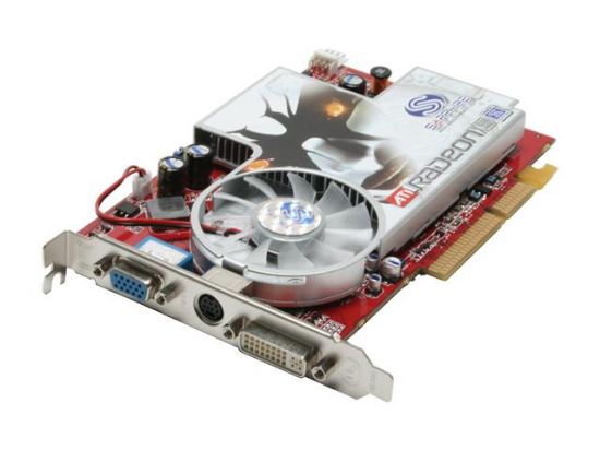 Picture of SAPPHIRE 100158ADVL Radeon X1600PRO 512MB 128-bit GDDR2 AGP 4X/8X Video Card