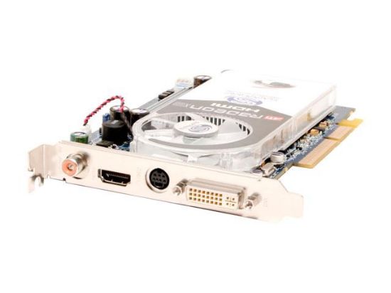 Picture of SAPPHIRE 100187L Radeon X1600PRO 256MB 128-bit GDDR2 AGP 4X/8X HDCP Ready HDMI HDCP Video Card