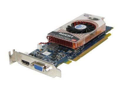 Picture of SAPPHIRE 100167L Radeon X1600PRO 256MB 128-bit GDDR3 PCI Express x16 CrossFireX Support Low Profile HDMI / SPDIF Video Card