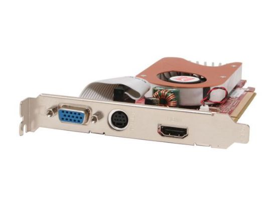 Picture of VISIONTEK VX1600PRO256HD Radeon X1600PRO 256MB 128-bit GDDR2 PCI Express x16 HDCP Ready HDCP Low Profile Video Card with L-P Bracket