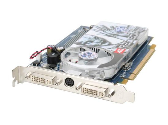 Picture of SAPPHIRE 100164DDR2L Radeon X1650PRO 256MB 128-bit GDDR2 PCI Express x16 CrossFireX Support Video Card