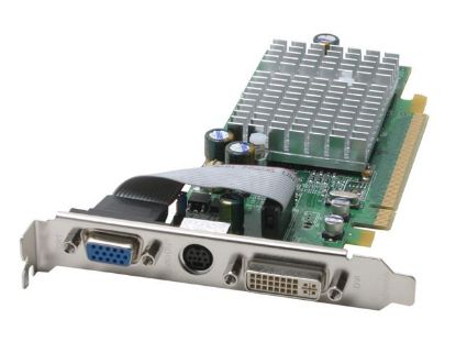 Picture of SAPPHIRE 100120L Radeon X300SE HyperMemory 128MB Hyper Memory(32MB VRAM on board) 64-bit DDR PCI Express x16 Low Profile Video Card