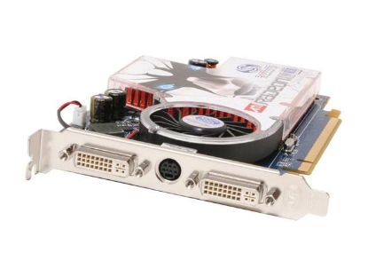 Picture of SAPPHIRE 100146DDVIL Radeon X1600XT 256MB 128-bit GDDR3 PCI Express x16 CrossFire Video Card