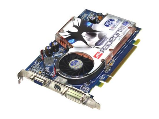 Picture of SAPPHIRE 100146L Radeon X1600XT 256MB 128-bit GDDR3 PCI Express x16 CrossFire Supported Video Card