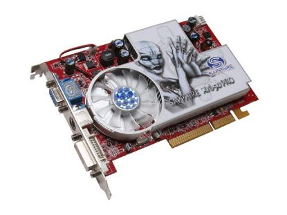 Picture of SAPPHIRE 100945L-RED Radeon X1650 256MB 128-bit GDDR2 AGP 4X/8X Video Card - OEM