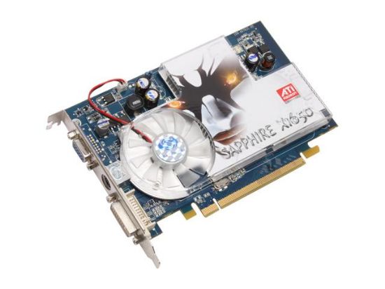 Picture of SAPPHIRE 1030 Radeon X1650 256MB 64-bit GDDR2 PCI Express x16 Video Card - OEM