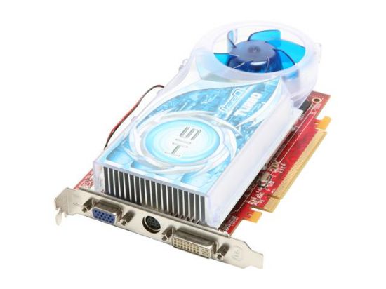 Picture of HIS H155QT256N-R Radeon X1550 256MB 128-bit GDDR2 PCI Express x16 CrossFireX Support IceQ Turbo Video Card