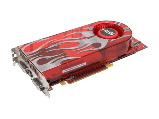 Picture of HIS H290XT1GG4DVN-R Radeon HD 2900XT 1GB 512-bit GDDR4 PCI Express x16 HDCP Ready CrossFireX Support Video Card - OEM