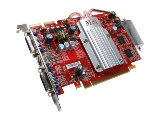 Picture of MSI RX2600XTT2D256EZ Radeon HD 2600XT 256MB GDDR3 PCI Express x16 HDCP Ready CrossFireX Support Video Card