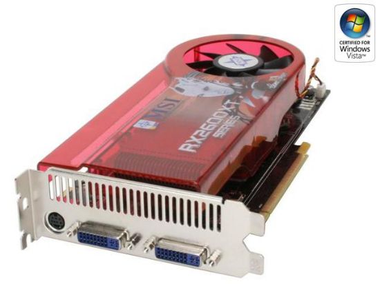 Picture of MSI RX2600XT DIAMOND PLUS Radeon HD 2600XT 256MB 128-bit GDDR4 PCI Express x16 HDCP Ready CrossFire Supported Video Card