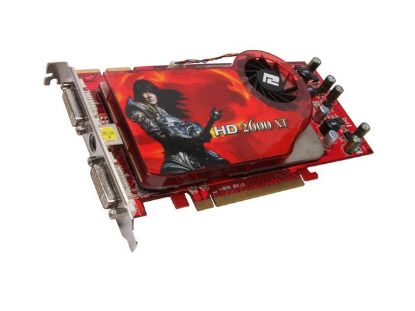 Picture of POWERCOLOR HD2600XT 256MB GDDR4 Radeon HD 2600XT 256MB 128-bit GDDR4 PCI Express x16 HDCP Ready CrossFireX Support Video Card