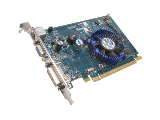 Picture of SAPPHIRE 1012 Radeon HD 2400PRO 256MB(128MB on board) 64-bit GDDR2 PCI Express x16 HDCP Ready CrossFireX Support Video Card - OEM