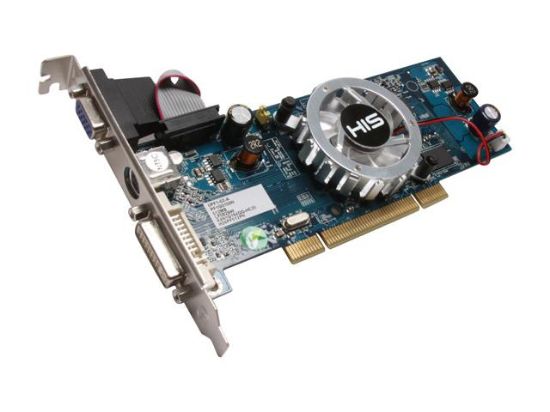 Picture of HIS H24PF512PNP Radeon HD 2400PRO 512MB 64-bit GDDR2 PCI HDCP Ready Video Card