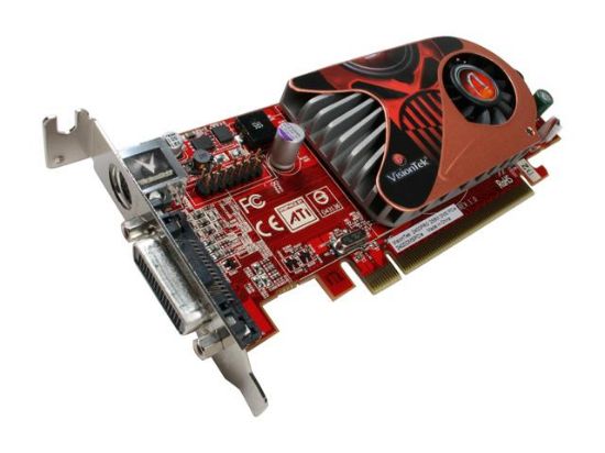 Picture of VISIONTEK 900196 Radeon HD 2400PRO 256MB 64-bit GDDR2 PCI Express x16 Low Profile Video Card