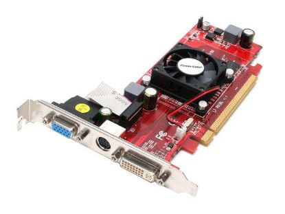Picture of POWERCOLOR 24PRO 256M DDR2 Radeon HD 2400PRO 256MB 64-bit GDDR2 PCI Express x16 HDCP Ready CrossFireX Support Video Card
