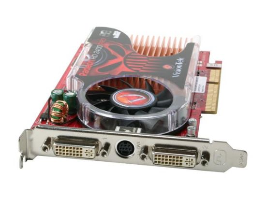 Picture of VISIONTEK 900178 Radeon HD 2400PRO 256MB 64-bit GDDR2 AGP 8X HDCP Ready Video Card