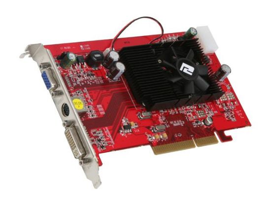 Picture of POWERCOLOR HD2400PRO-256MB-AGP Radeon HD 2400PRO 256MB 64-bit GDDR2 AGP 8X Video Card