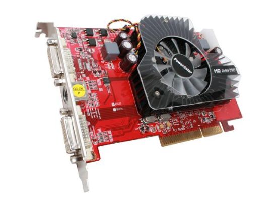 Picture of POWERCOLOR 26PRO512M AGP Radeon HD 2600PRO 512MB 128-bit GDDR2 AGP 4X/8X HDCP Ready Video Card