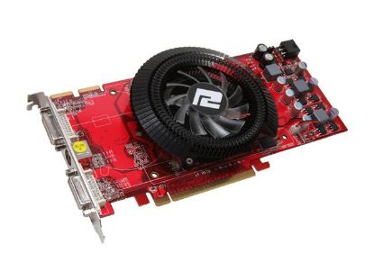 Picture of POWERCOLOR AX38501GBD2 Radeon HD 3850 1GB 256-bit GDDR2 PCI Express 2.0 x16 HDCP Ready CrossFireX Support Video Card