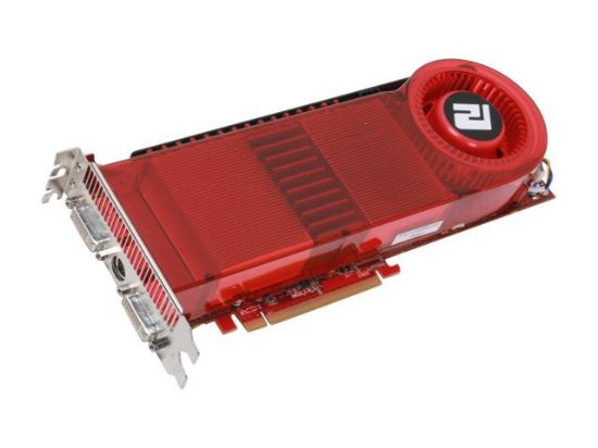 Picture of POWERCOLOR AX3870X21GBD3 H Radeon HD 3870 X2 1GB (512MB x 2) 256-bit x 2 GDDR3 PCI Express x16 HDCP Ready CrossFireX Support Video Card