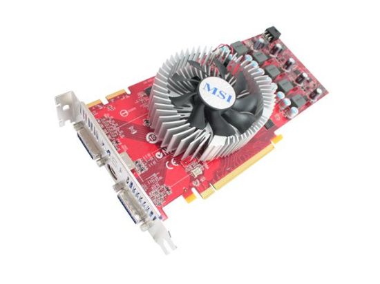 Picture of MSI R4830-T2D512 OC Radeon HD 4830 512MB 256-bit GDDR3 PCI Express 2.0 x16 HDCP Ready CrossFireX Support Video Card