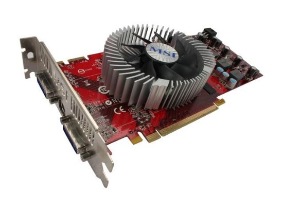 Picture of MSI R4830-T2D1G Radeon HD 4830 1GB 256-bit GDDR3 PCI Express 2.0 x16 HDCP Ready CrossFireX Support Video Card