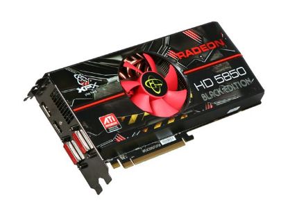 Picture of XFX HD 585X ZABA Radeon HD 5850 Black Edition 1GB 256-bit DDR5 PCI Express 2.1 x16 HDCP Ready CrossFireX Support Video Card