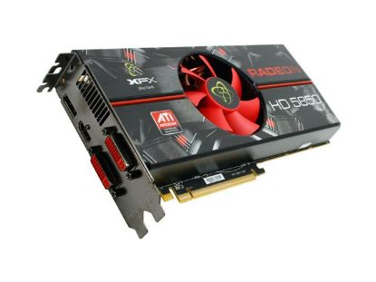 Picture of XFX HD 585X ZAFH Radeon HD 5850 1GB 256-bit GDDR5 PCI Express 2.1 x16 HDCP Ready CrossFireX Support Video Card