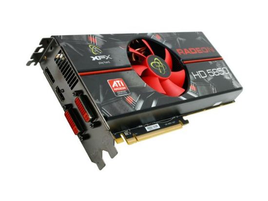 Picture of XFX HD-585X ZAFH Radeon HD 5850 1GB 256-bit GDDR5 PCI Express 2.1 x16 HDCP Ready CrossFireX Support Video Card