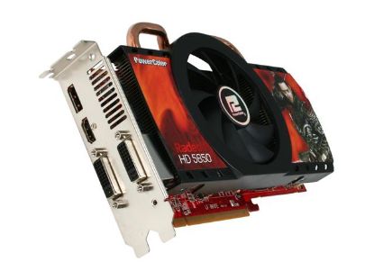 Picture of POWERCOLOR AX5850 1GBD5 DH Radeon HD 5850 1GB 256-bit GDDR5 PCI Express 2.1 x16 HDCP Ready CrossFireX Support Video Card with Eyefinity