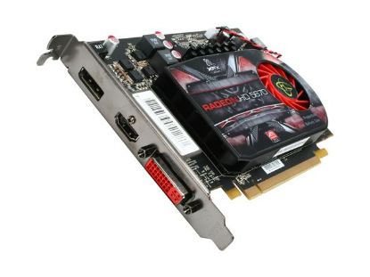 Picture of XFX HD 567X YNFC Radeon HD 5670 (Redwood) 512MB 128-bit DDR5 PCI Express 2.1 x16 HDCP Ready CrossFireX Support Video Card w/ATI Eyefi