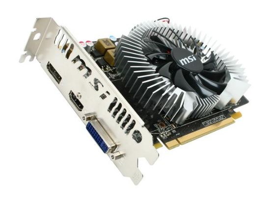 Picture of MSI R5670 PMD1G Radeon HD 5670 (Redwood) 1GB 128-bit GDDR5 PCI Express 2.1 x16 HDCP Ready CrossFireX Support Video Card w/ATI Eyefini