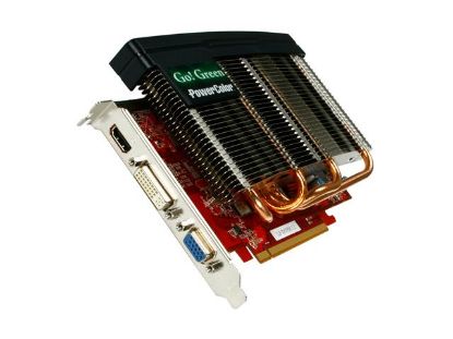 Picture of POWERCOLOR AX5670 1GBD5 NS3H Go! Green Radeon HD 5670 (Redwood) 1GB 128-bit GDDR5 PCI Express 2.1 x16 HDCP Ready CrossFireX Support V