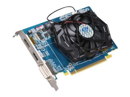 Picture of SAPPHIRE 100287L Radeon HD 5670 (Redwood) 512MB 128-bit DDR5 PCI Express 2.0 x16 HDCP Ready CrossFireX Support Video Card w/ATI Eyefi