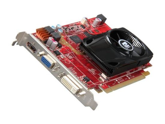 Picture of POWERCOLOR AX6570-1GBD5-H Radeon HD 6570 1GB 128-bit GDDR5 PCI Express 2.1 x16 HDCP Ready Video Card