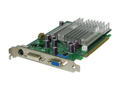 Picture of BIOSTAR V6502SS26 GeForce 6500 supporting 256MB (128MB on board) 128-bit GDDR2 PCI Express x16 Video Card