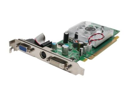 Picture of EVGA 256 P2 N735 A1 e-GeForce 8400GS Supporting up to 512MB (256MB onboard) 64-bit GDDR2 PCI Express x16 HDCP Ready Video Card