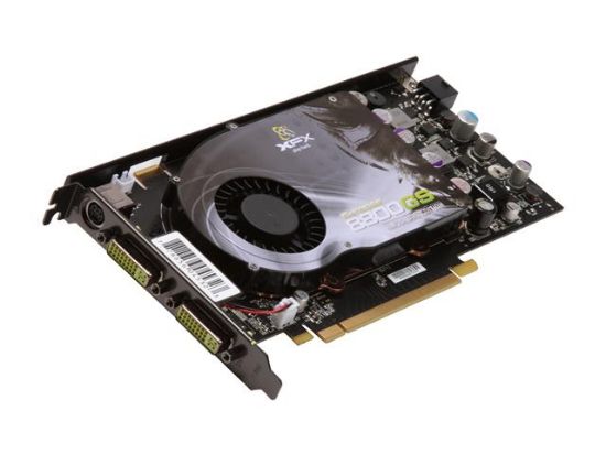 Picture of XFX PV-T88S-FDDU GeForce 8800 GS XXX 384MB 192-bit GDDR3 PCI Express 2.0 x16 HDCP Ready SLI Supported Video Card